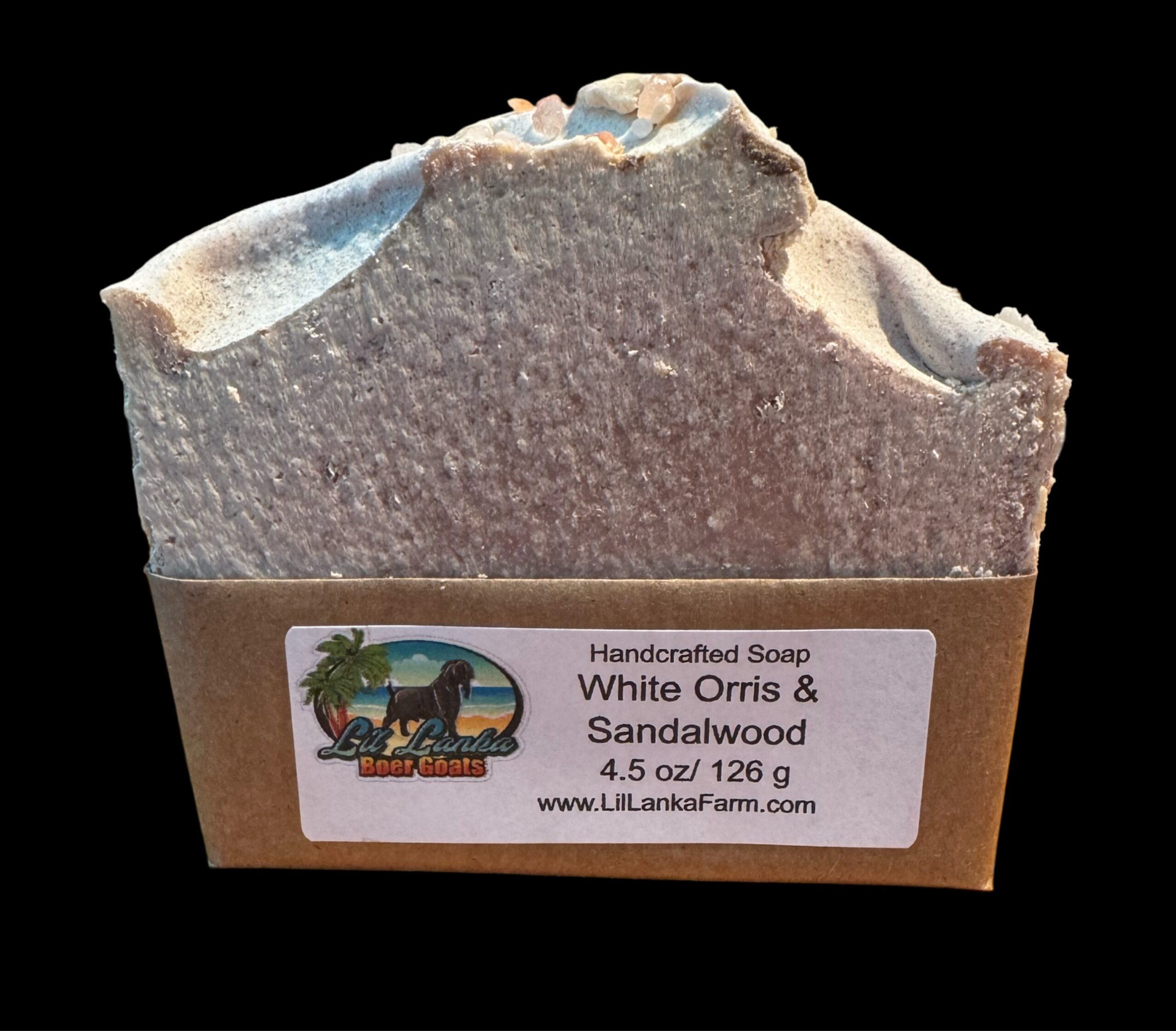 White Orris and Sandalwood Salt Bar