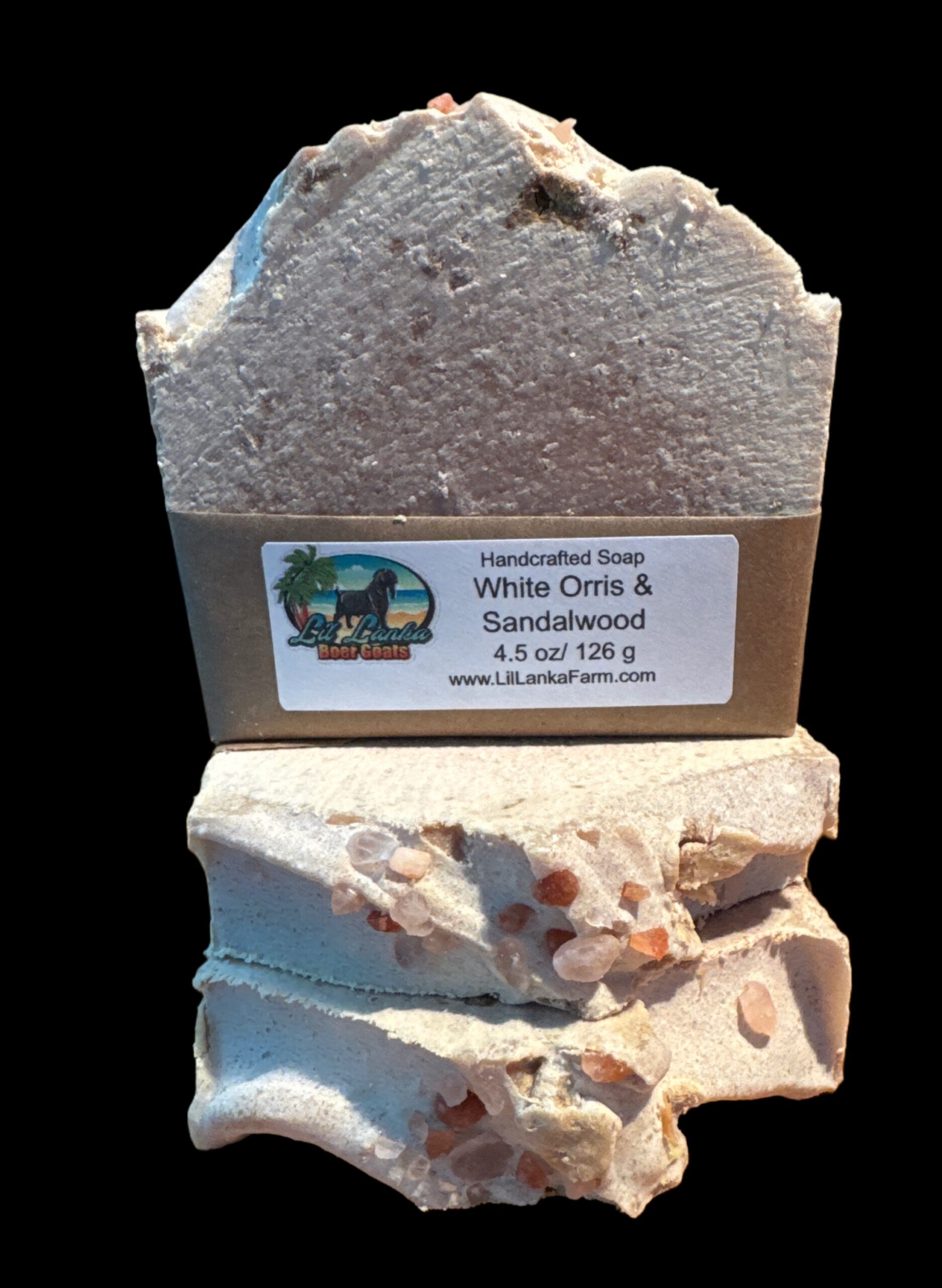 White Orris and Sandalwood Salt Bar - Image 4